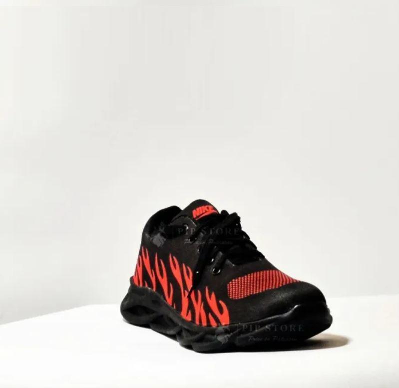 Men's Fabric Running Joggers Red Fire