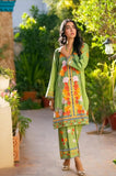2 Pcs Women's Stitched Swiss Lawn Printed Co-Ord Set