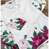 Stylish Women's Stitched Co-Ord Set in Printed Shamoz Silk - 2 Pcs
