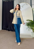 2 Pcs Women's Stitched Swiss Lawn Printed Shirt And Trouser