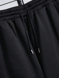 2 Pcs Men's Fleece Plain Zipper Track Suit