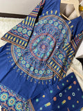 2 Pcs Women's Stitched Swiss Lawn Printed Shirt And Trouser
