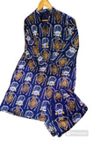 2 Pcs Women's Stitched Linen Printed Shirt And Trouser