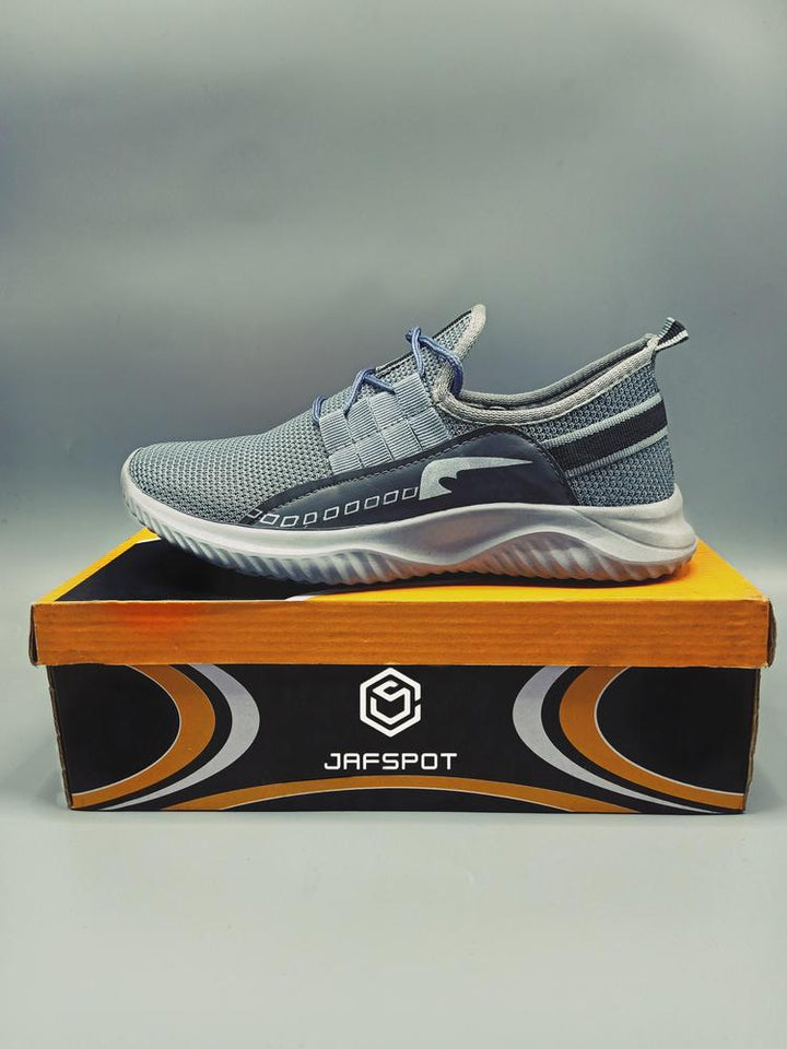 Men's Running Walking Casual Shoes  -JF015, Grey